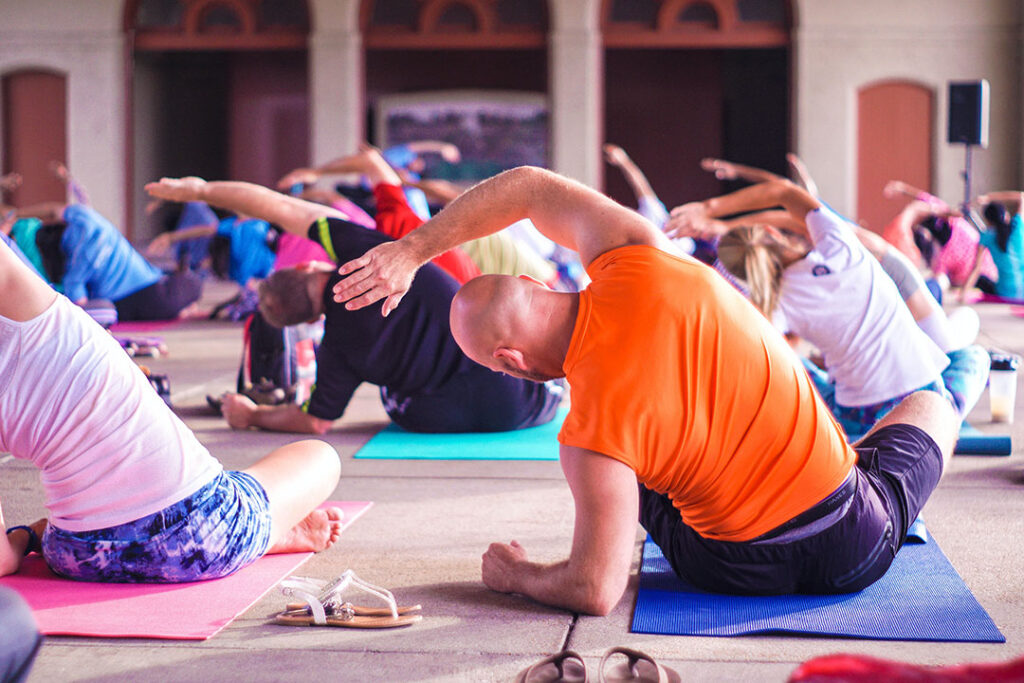 Yoga class